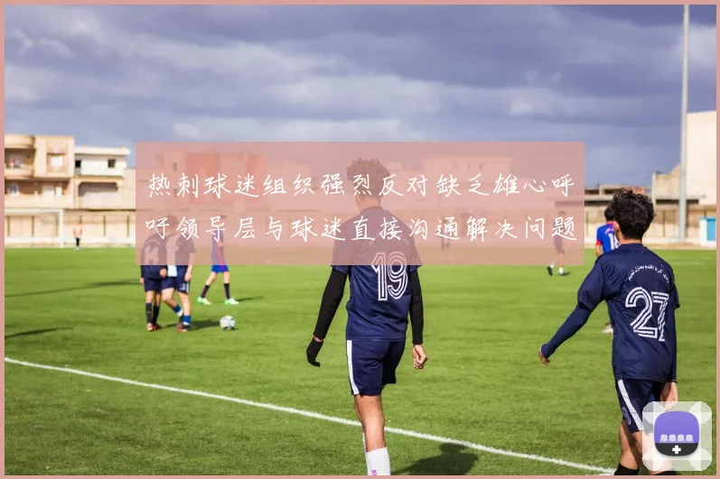 热刺球迷组织强烈反对缺乏雄心呼吁领导层与球迷直接沟通解决问题